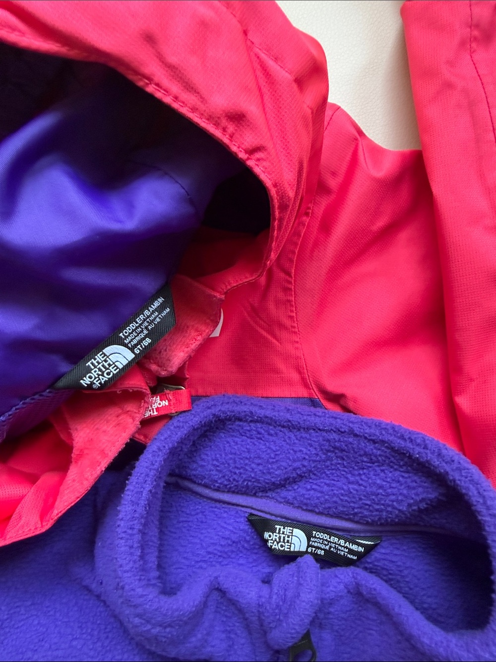 The North Face Toddler Girls 3-in-1 Triclimate Waterproof Jacket Coat - Picture 5 of 8